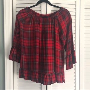 For the Republic gingham top S